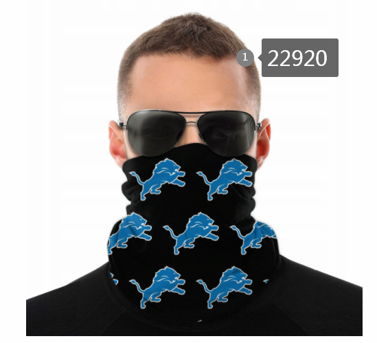 2021 NFL Detroit Lions #8 Dust mask with filter